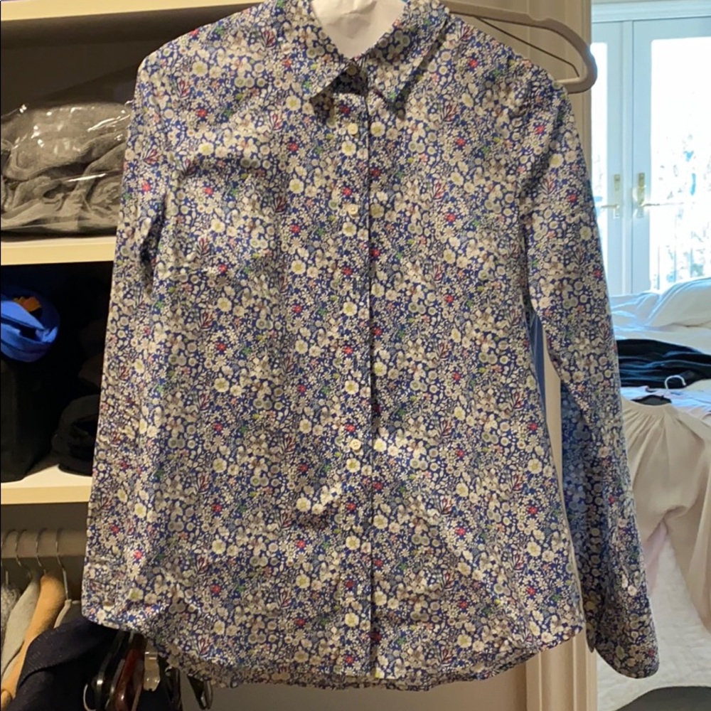 J Crew Liberty Floral button down